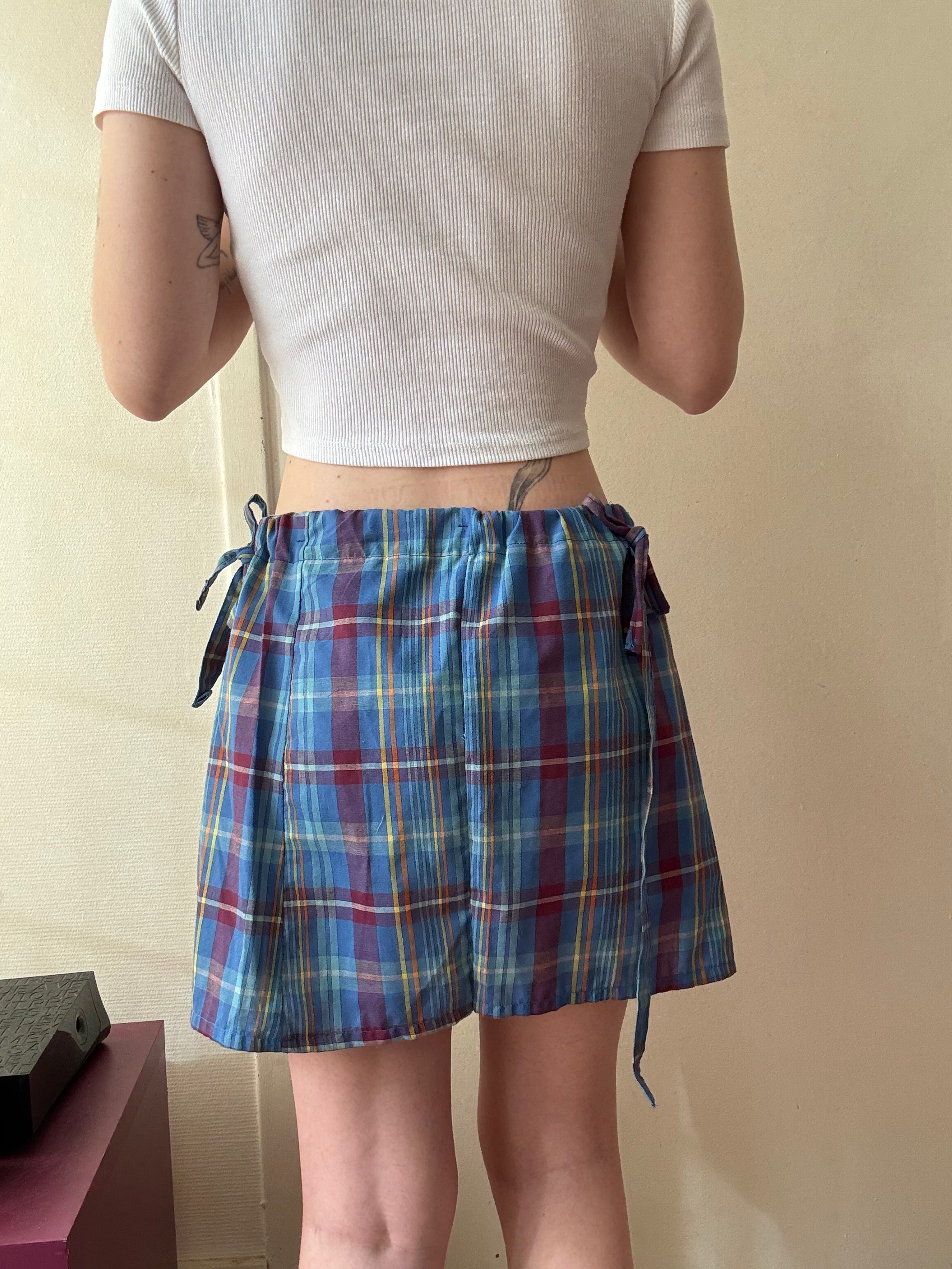 Jupe à carreaux taille S