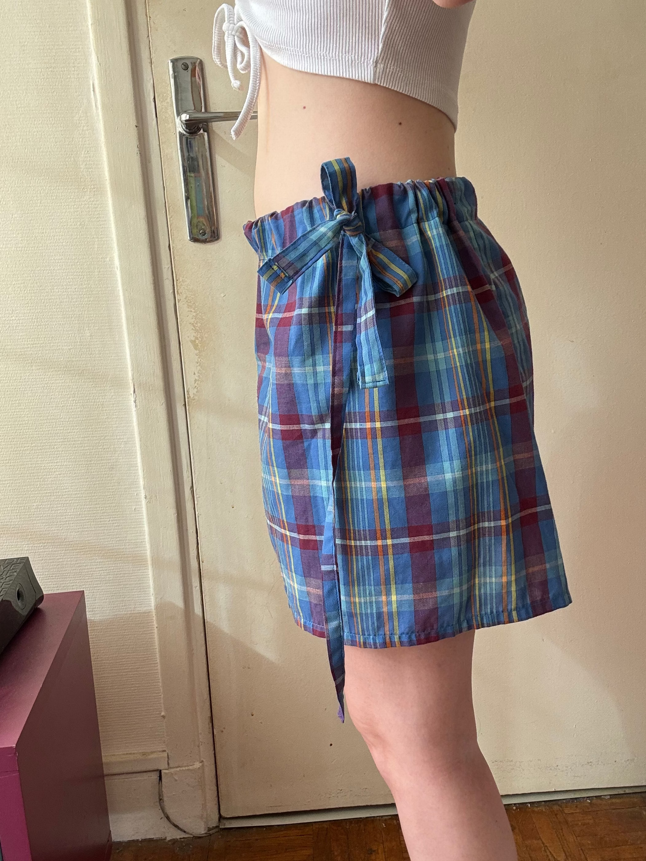 Jupe à carreaux taille S