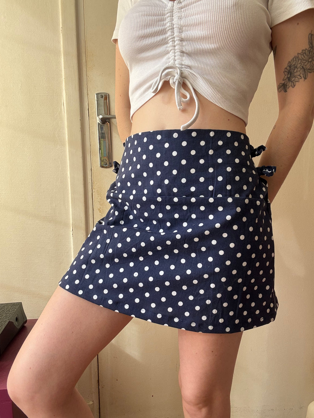 Jupe à pois taille M