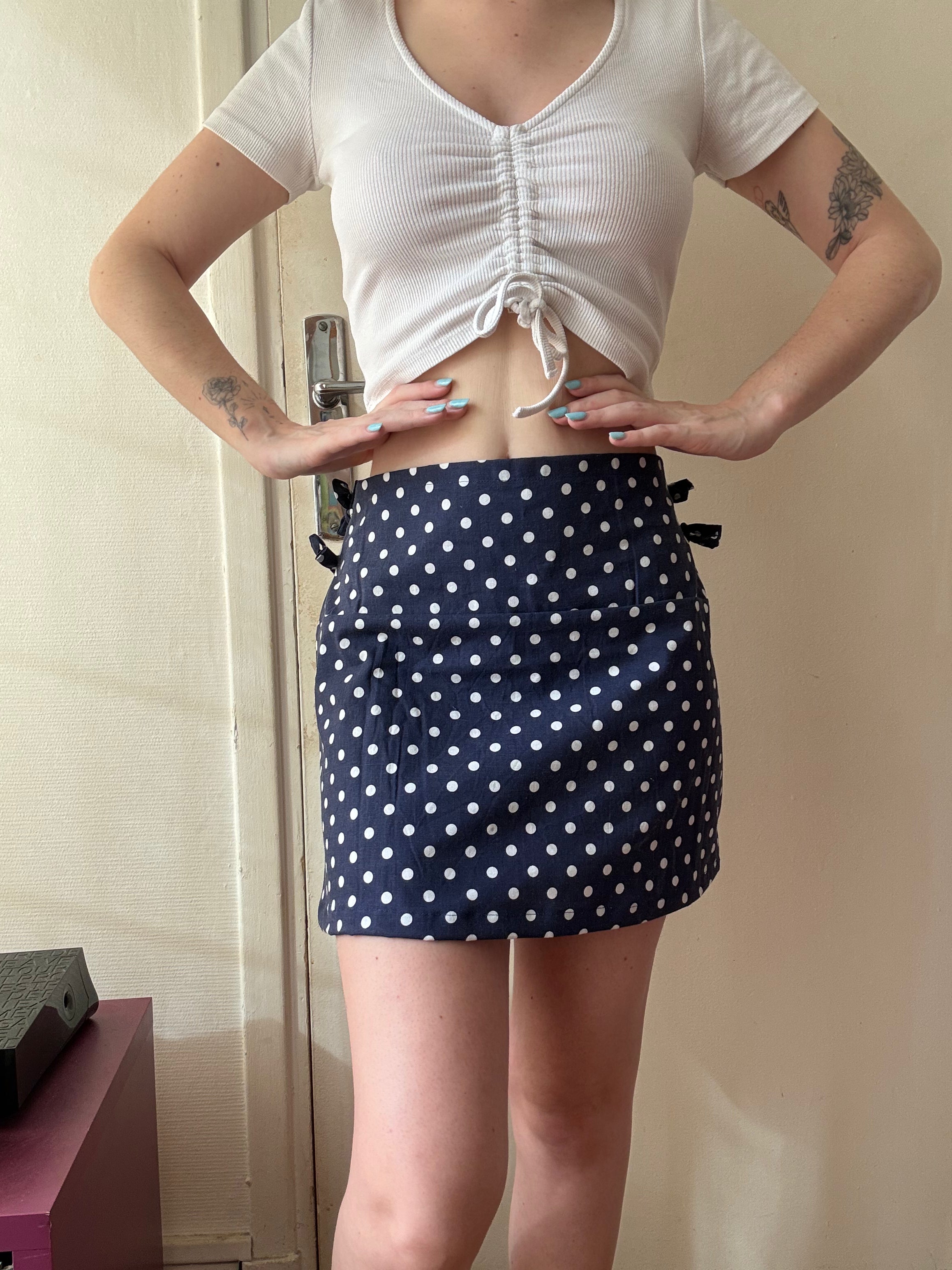 Jupe à pois taille M