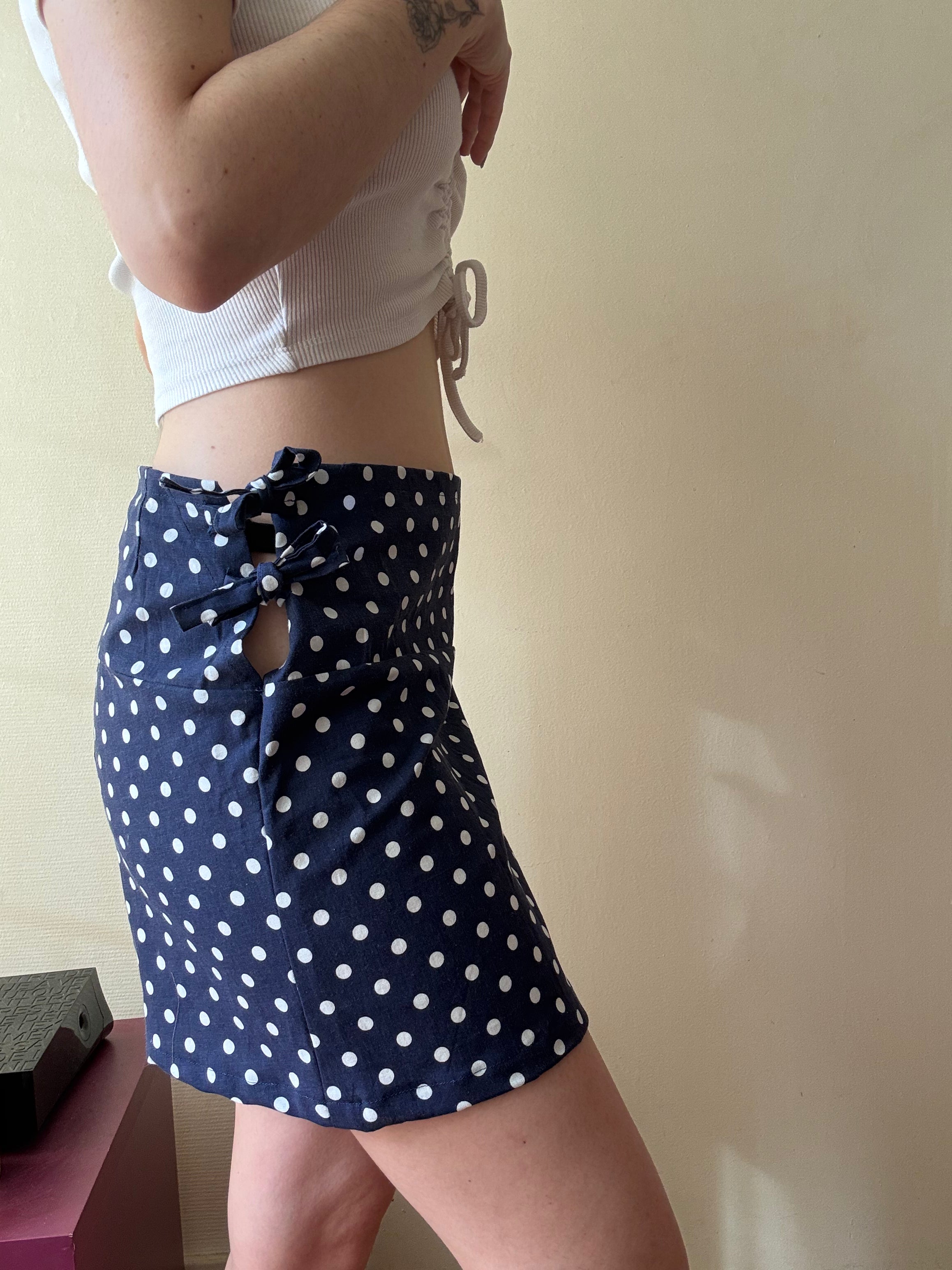 Jupe à pois taille M