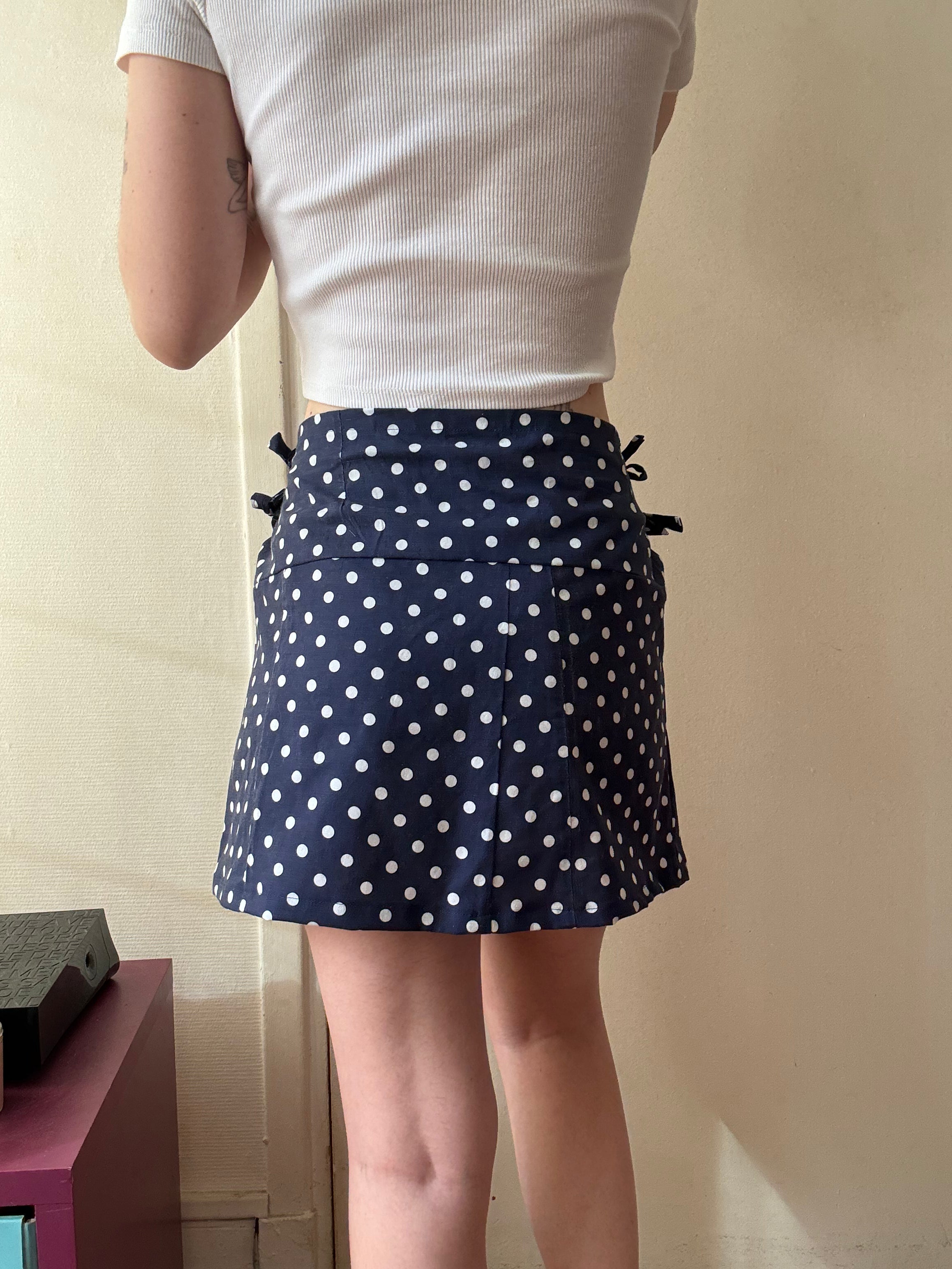 Jupe à pois taille M