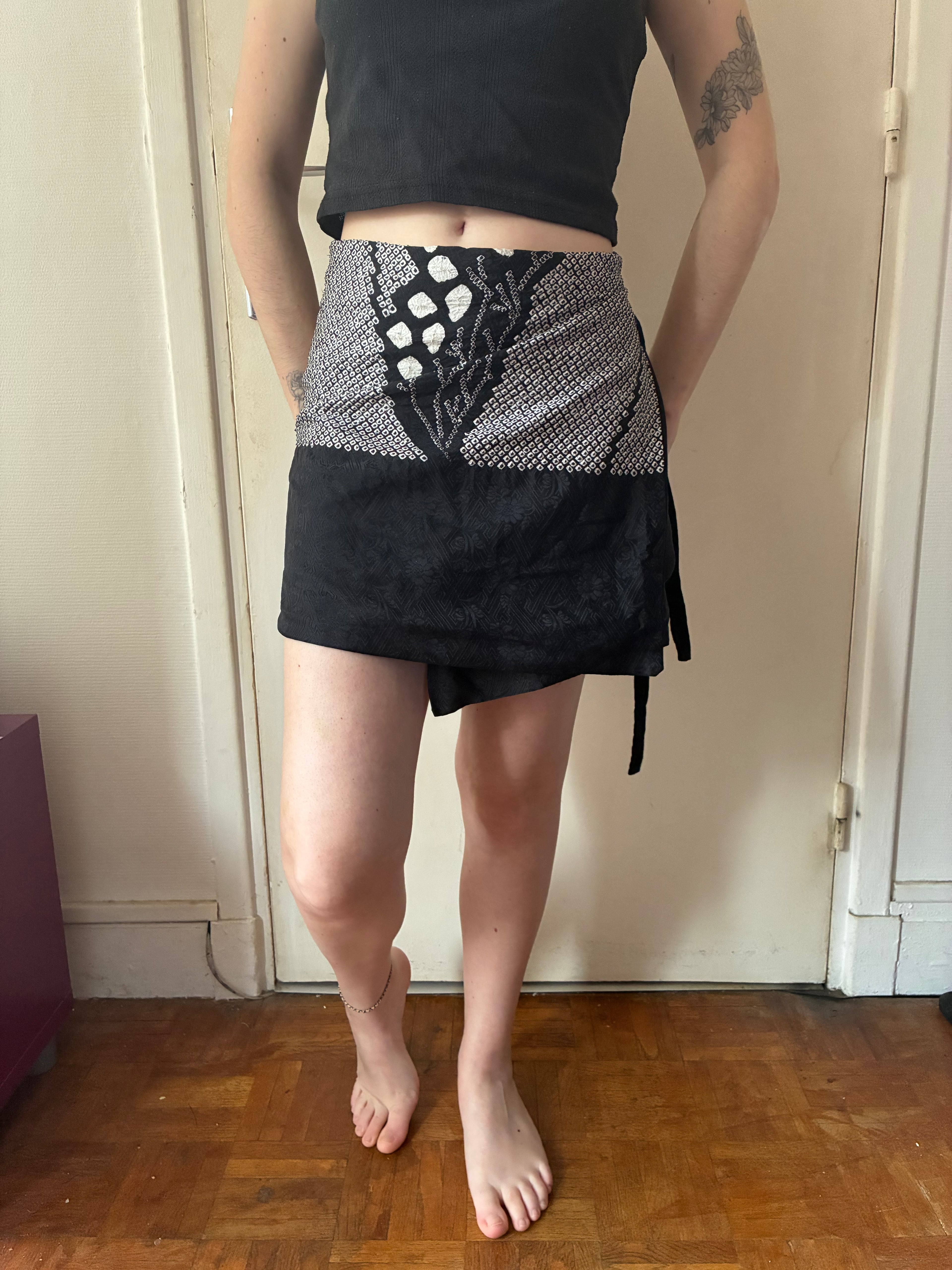 Jupe portefeuille taille  XS-S-M
